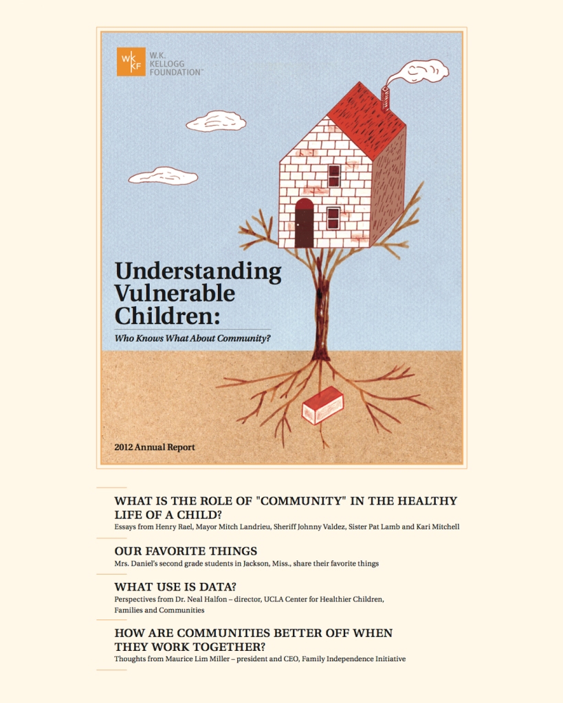 2012 Annual Report Understanding Vulnerable Children Who Knows What About Community