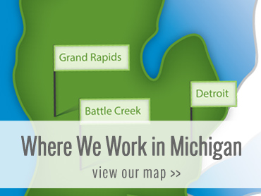 Where we work in michigan, view our map
