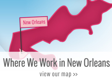 Dónde trabajamos en Nueva Orleans, ver nuestro mapa